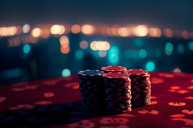 Dealer profesional di platform wulan togel Dealer Three Card Poker di studio streaming wulan togel